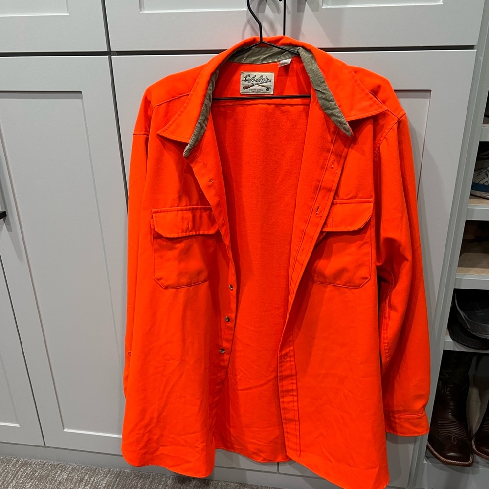 Cabela's Vibrant Orange Hunting Shirt